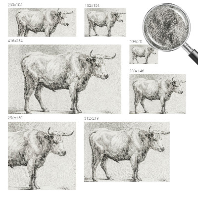 Fotobehang voor de kinderkamer Stierpotlood