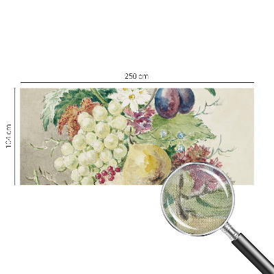 Fotobehang tienerkamer Bloemen en vruchten