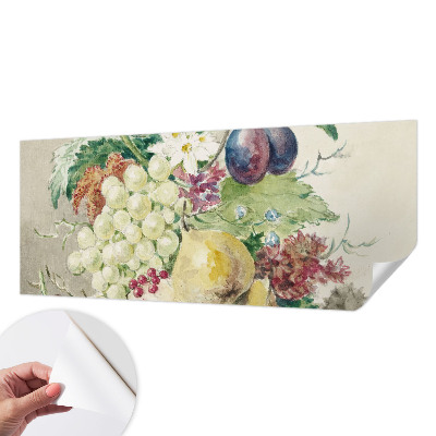 Fotobehang tienerkamer Bloemen en vruchten