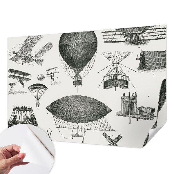 Fotobehang zelfklevend Geschiedenis van de luchtvaart