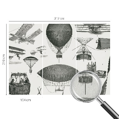 Fotobehang zelfklevend Geschiedenis van de luchtvaart