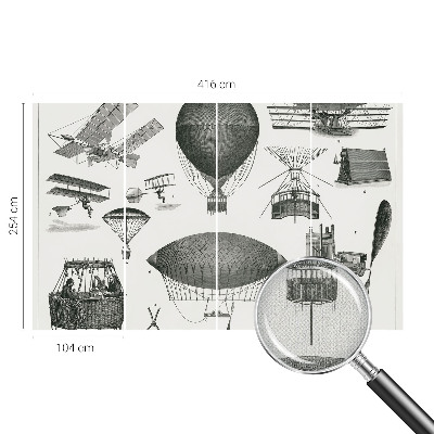 Fotobehang zelfklevend Geschiedenis van de luchtvaart