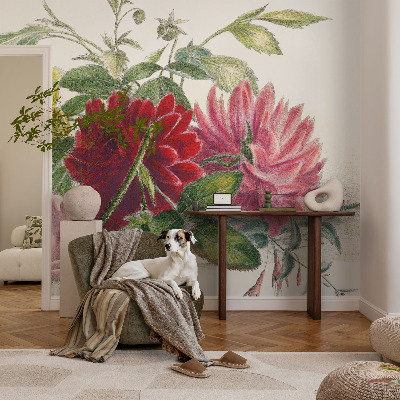 Zelfklevend fotobehang op maat Bloemenboeket