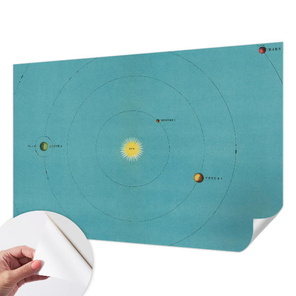 3D fotobehang Kosmisch systeem