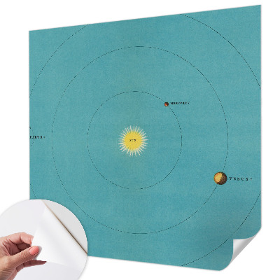 3D fotobehang Kosmisch systeem