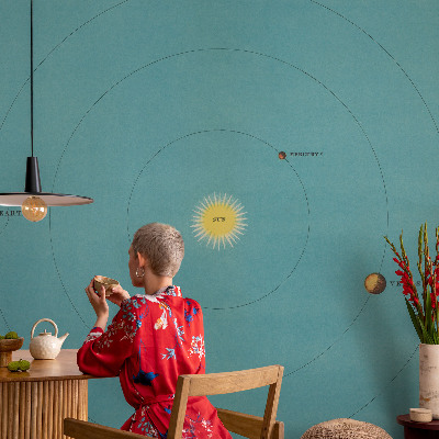 3D fotobehang Kosmisch systeem