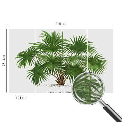 Fotobehang voor kinderkamer met een exotisch patroon