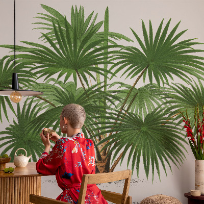 Fotobehang voor kinderkamer met een exotisch patroon