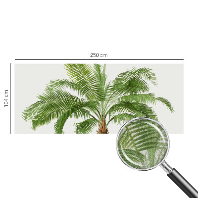 Fotobehang voor de kinderkamer Glanzende palmboom