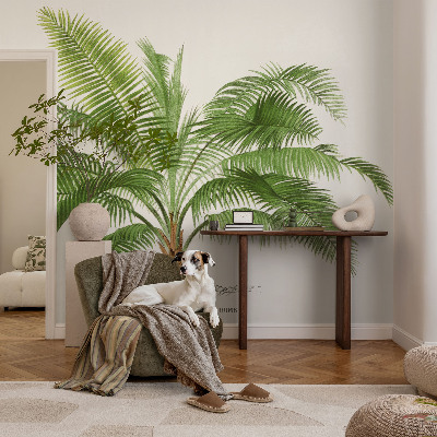 Fotobehang voor de kinderkamer Glanzende palmboom