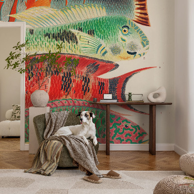 Fotobehang babykamer Exotische vissen