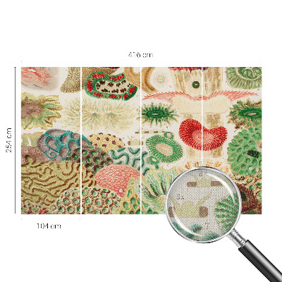 Fotobehang tienerkamer Organische vormen