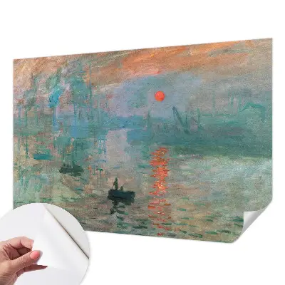 Zelfklevend fotobehang met een havenlandschap