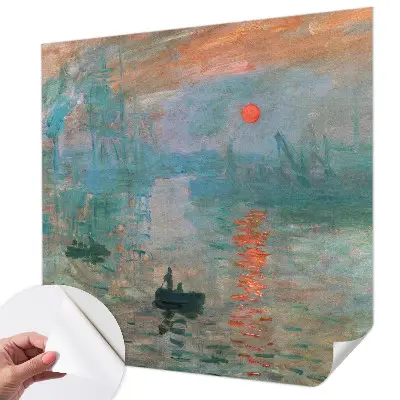 Zelfklevend fotobehang met een havenlandschap