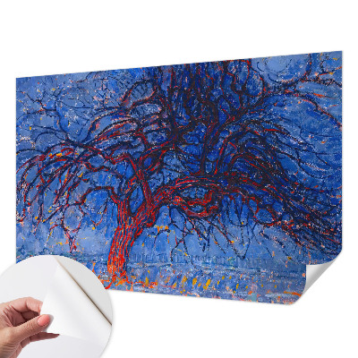 Foto behang voor de kinderkamer met een motief van een vlammenboom