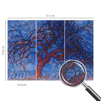 Foto behang voor de kinderkamer Vlammenboom