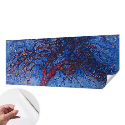 Foto behang voor de kinderkamer met een motief van een vlammenboom