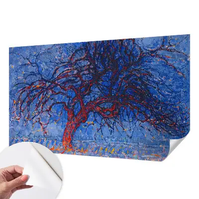Foto behang voor de kinderkamer met een motief van een vlammenboom