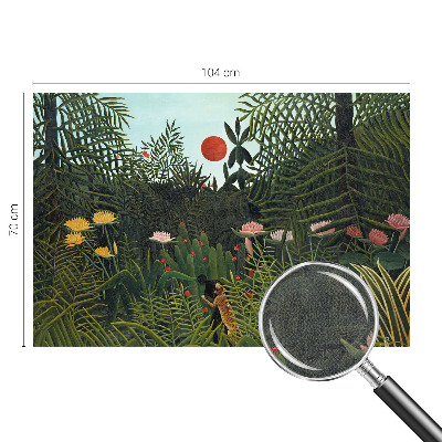 Zelfklevende behangsticker Exotisch landschap