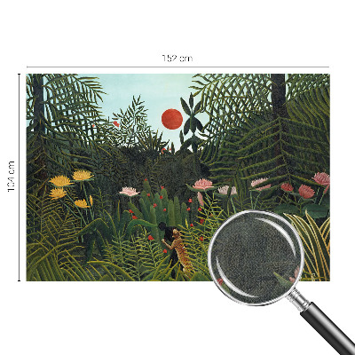 Zelfklevende behangsticker Exotisch landschap