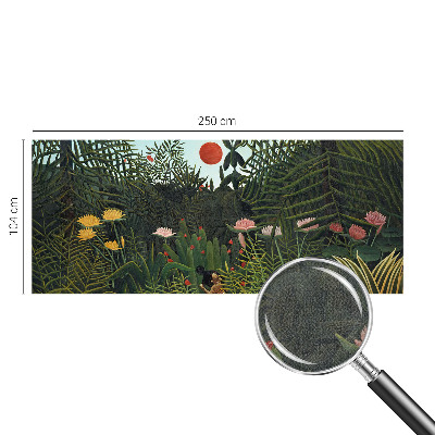 Zelfklevende behangsticker Exotisch landschap