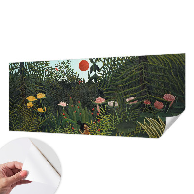Zelfklevende behangsticker Exotisch landschap