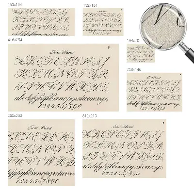 3D fotobehang zodra het gaat om kalligrafisch schrift als ontwerp