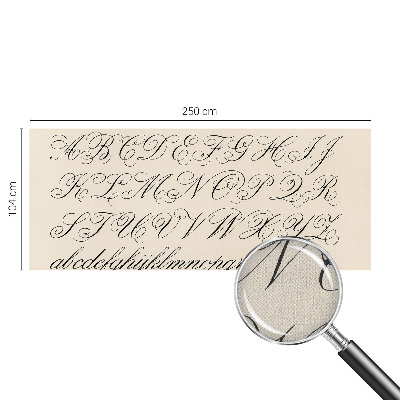 3D fotobehang Kalligrafisch schrift