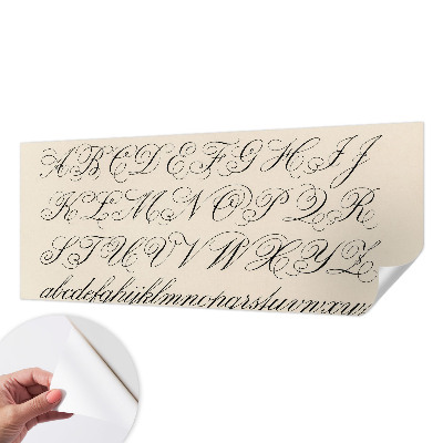 3D fotobehang Kalligrafisch schrift