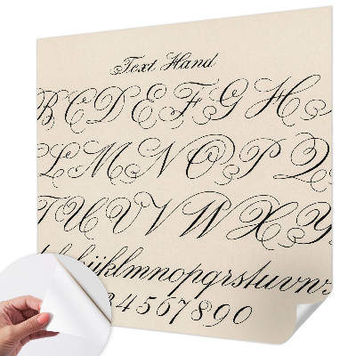3D fotobehang Kalligrafisch schrift