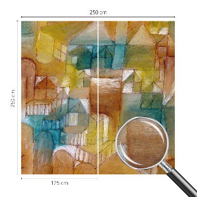 Fotobehang babykamer Geometrische structuren