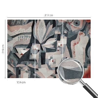Fotobehang tienerkamer Abstractie van de natuur