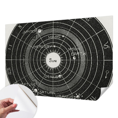 Foto behang voor de keuken Kosmisch diagram