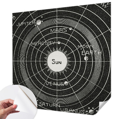 Foto behang voor de keuken Kosmisch diagram