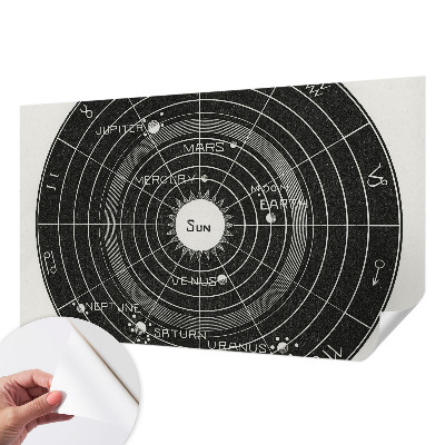 Foto behang voor de keuken Kosmisch diagram