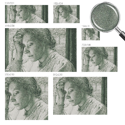 3D fotobehang Reflecterende vrouw