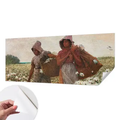 Fotobehang voor kinderkamer met het motief 'Werken in het veld'