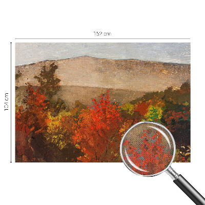 Fotobehang babykamer met herfstpanorama