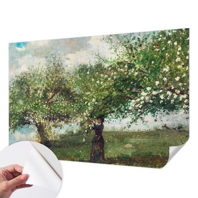 Foto behang voor de keuken Lentetafereel