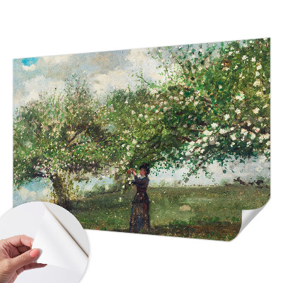 Foto behang voor de keuken Lentetafereel