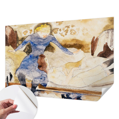 Fotobehang zelfklevend Vrouwelijke vrede
