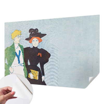 3D fotobehang in retrostijl