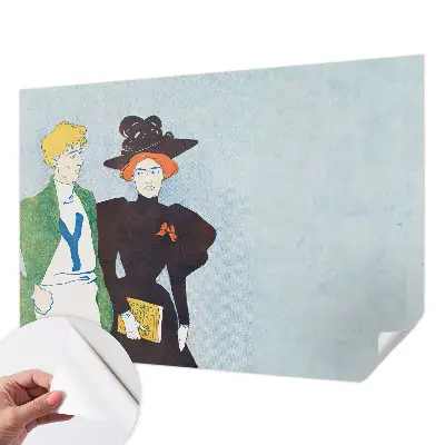 3D fotobehang in retrostijl