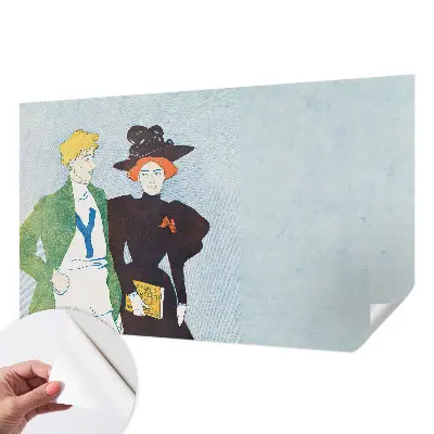 3D fotobehang in retrostijl