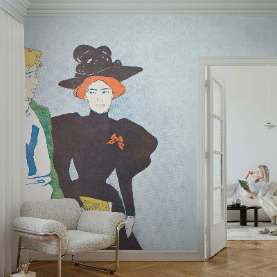 3D fotobehang Retro stijl