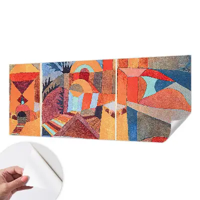 Fotobehang kinderkamer met een kleurrijk mozaïekontwerp
