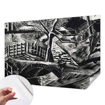 Foto behang voor de kinderkamer Architectonisch landschap