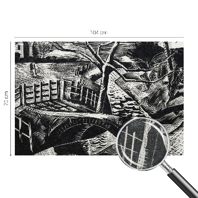 Foto behang voor de kinderkamer Architectonisch landschap