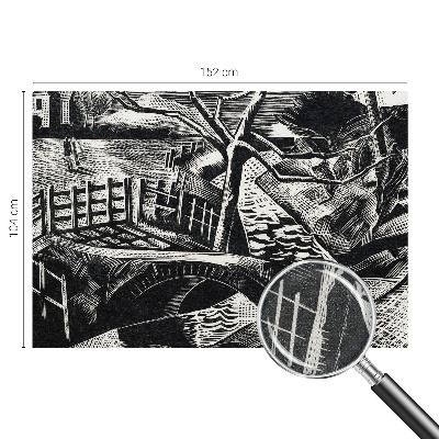 Foto behang voor de kinderkamer Architectonisch landschap