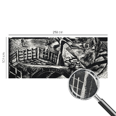 Foto behang voor de kinderkamer Architectonisch landschap